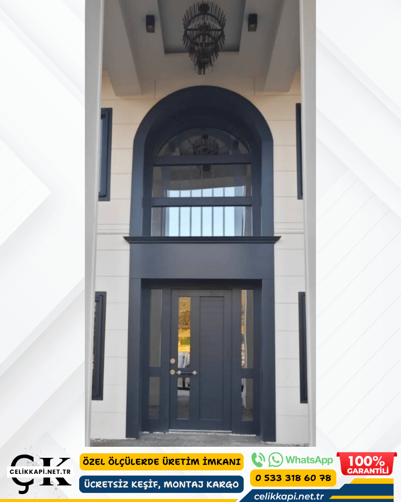 Kemerli Oval Villa Kapısı İzmir